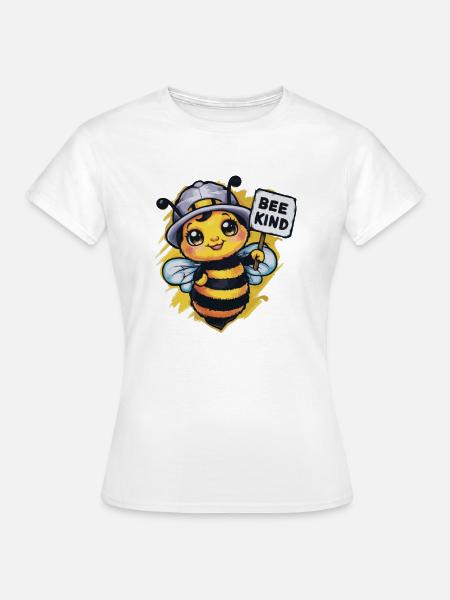 Bee Kind Biene - Frauen T-Shirt - Weiß