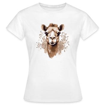 Camel Camel Head - Women's T-Shirt - white - Front - AI Model Female 172 dark (172cm)