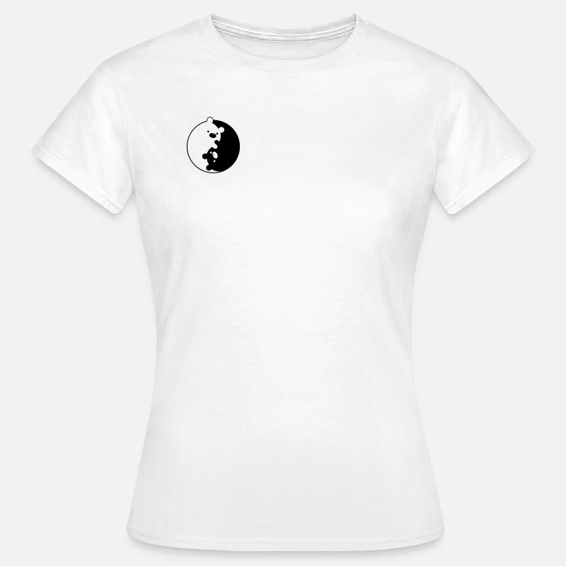 Yin Yang Bears - Women's T-Shirt - white