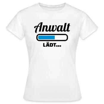 Anwalt - Frauen T-Shirt - Weiß - Vorne - AI Model Female 172 dark (172cm)
