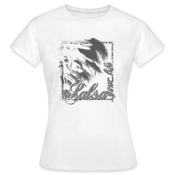 salsa - T-shirt Femme - blanc - Devant - AI Model Female 172 dark (172cm)