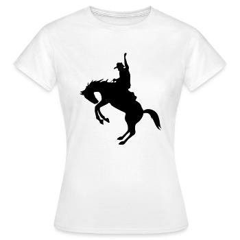Rodeo de - T-shirt Femme - blanc - Devant - AI Model Female 172 dark (172cm)