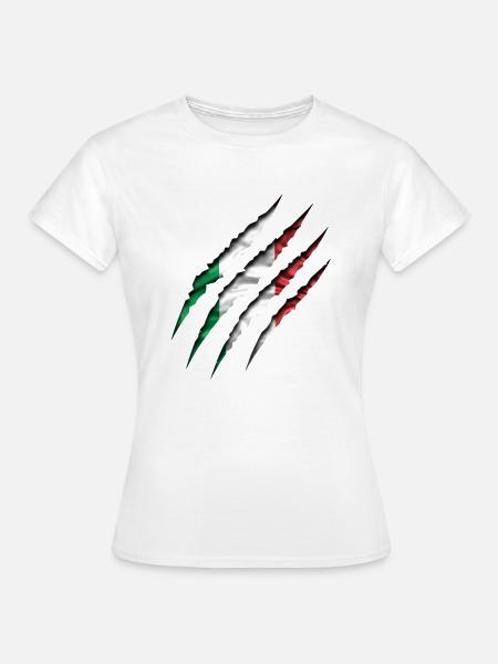 Italy Scratch - Frauen T-Shirt - Weiß