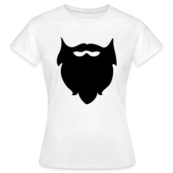 Beard - Beards - Women's T-Shirt - white - Front - AI Model Female 172 dark (172cm)