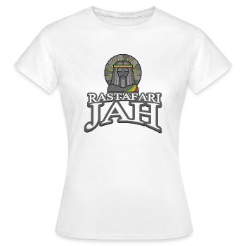Rastafari Jah - T-shirt Femme - blanc - Devant - AI Model Female 172 dark (172cm)