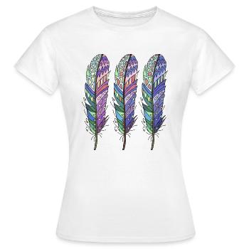 Stylo - T-shirt Femme - blanc - Devant - AI Model Female 172 dark (172cm)