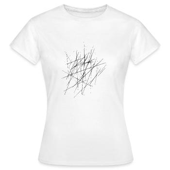Scratch - Women's T-Shirt - white - Front - AI Model Female 172 dark (172cm)