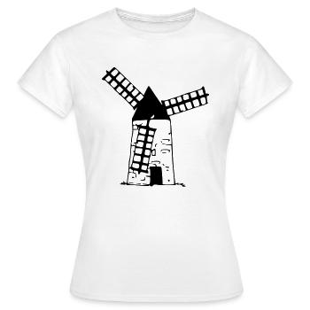 Windmil - Women's T-Shirt - white - Front - AI Model Female 172 dark (172cm)