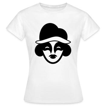 clown - T-shirt Femme - blanc - Devant - AI Model Female 172 dark (172cm)