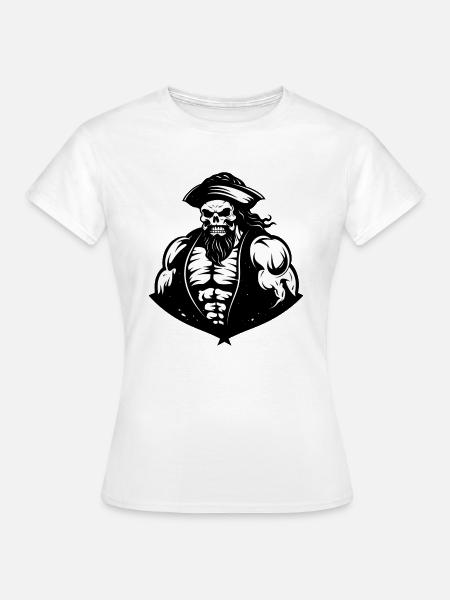 Pirat - Frauen T-Shirt - Weiß