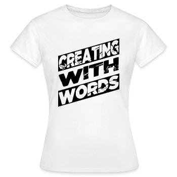bday cadeau idée idée idée imagination - T-shirt Femme - blanc - Devant - AI Model Female 172 dark (172cm)
