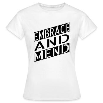 Énergie de guérison Holistique Guérison Blague Blagues - T-shirt Femme - blanc - Devant - AI Model Female 172 dark (172cm)