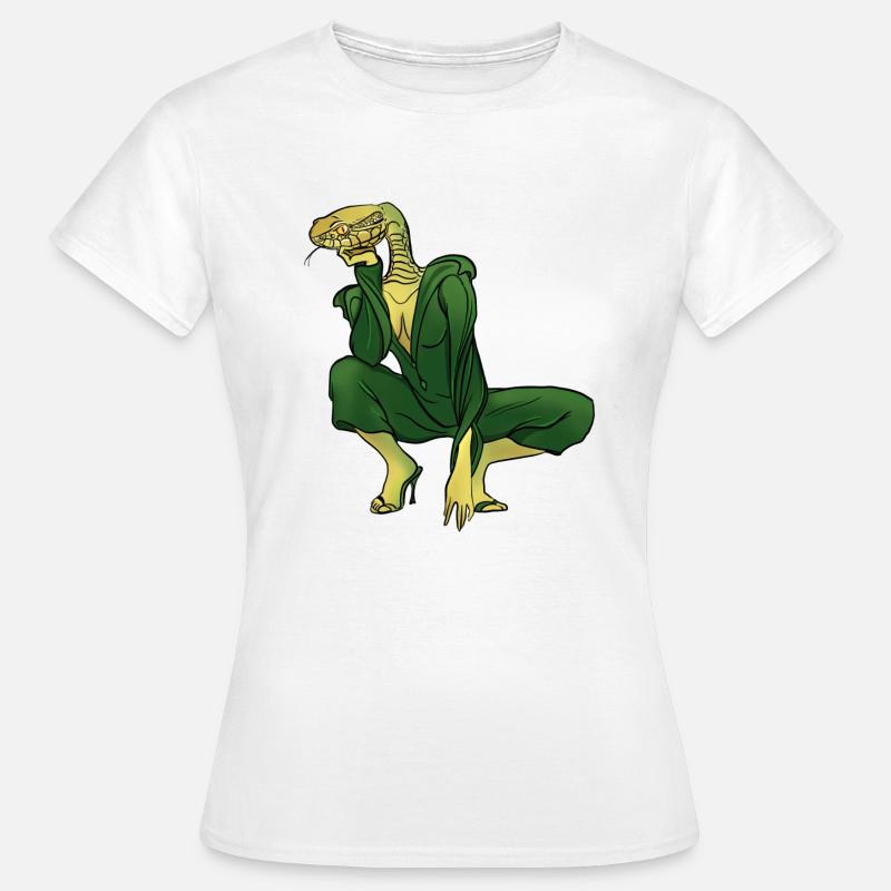 SnakeQueen - Women's T-Shirt - white