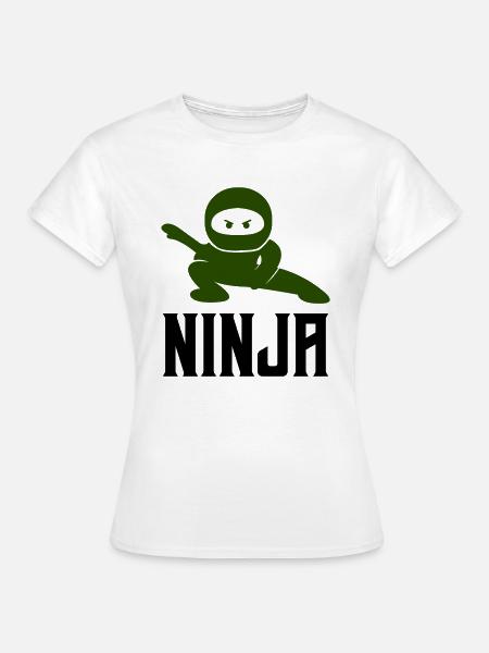 ninja comic - Frauen T-Shirt - Weiß