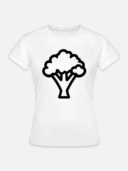 Brokkoli - Frauen T-Shirt - Weiß