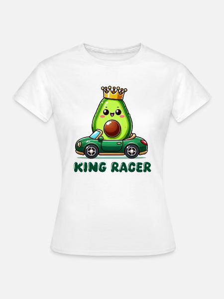 avocado king - Frauen T-Shirt - Weiß