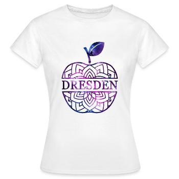 Dresde - T-shirt Femme - blanc - Devant - AI Model Female 172 dark (172cm)