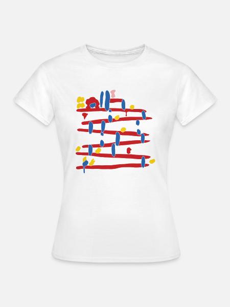 8-Bit-Spiel - Frauen T-Shirt - Weiß