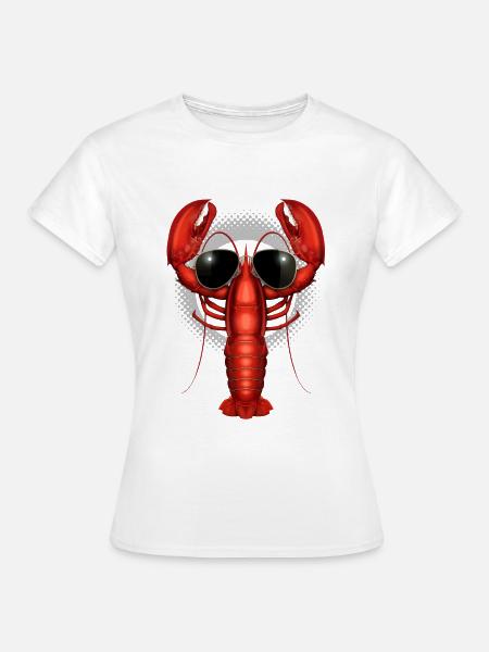 KÜHLER HOBSTER - Frauen T-Shirt - Weiß