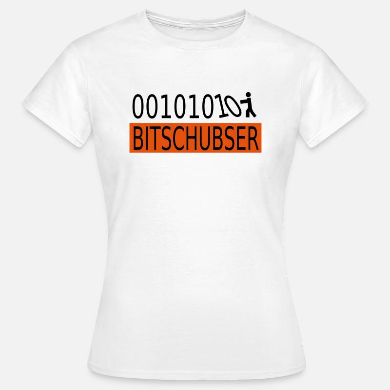 Bitschubser - Frauen T-Shirt - Weiß
