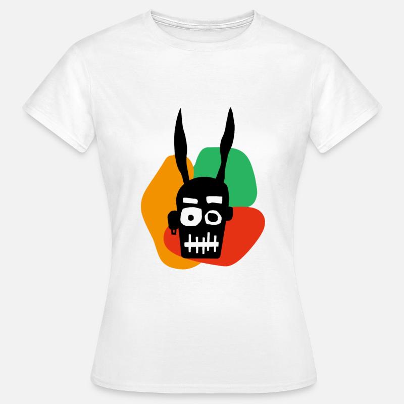 Crazy rabbit - Women's T-Shirt - white