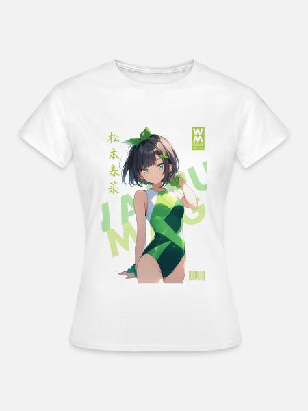 Waifu Mag No. 04 - Haruna Matsumoto - Women's T-Shirt - white
