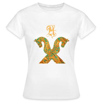 pignon de cheval e 95 a - T-shirt Femme - blanc - Devant - AI Model Female 172 dark (172cm)