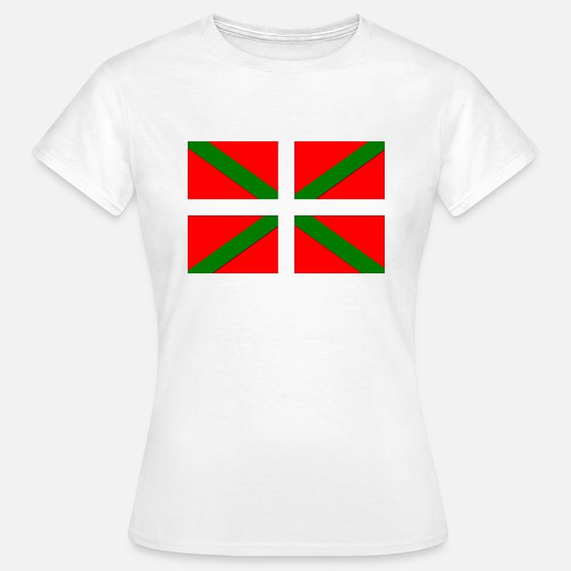 Basque flag - Women's T-Shirt - white