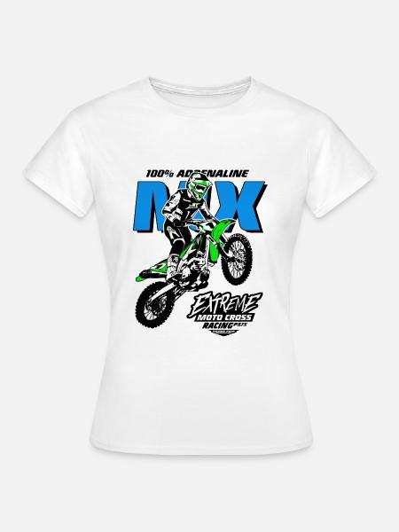 Moto Cross - Motocross - Supercross - MX - SX - Frauen T-Shirt - Weiß
