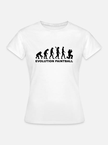 Paintball - Frauen T-Shirt - Weiß