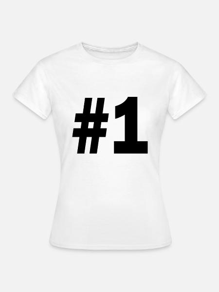 1 - Frauen T-Shirt - Weiß