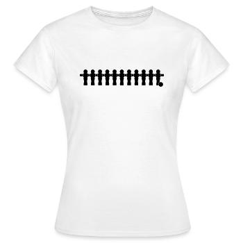 Kicker 11 - Women's T-Shirt - white - Front - AI Model Female 172 dark (172cm)