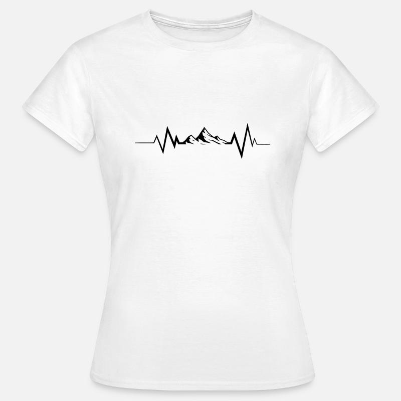 Mountain Pulse - Women's T-Shirt - white