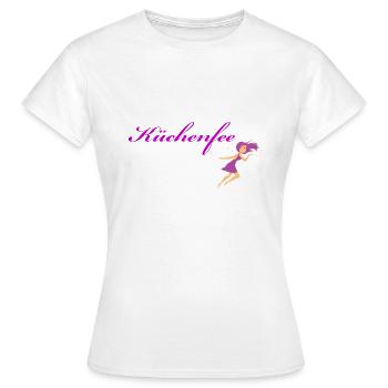 Küchenfee mit Sternenstaub - Frauen T-Shirt - Weiß - Vorne - AI Model Female 172 dark (172cm)