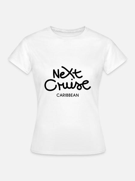 Nächste Reise Karibik - Frauen T-Shirt - Weiß