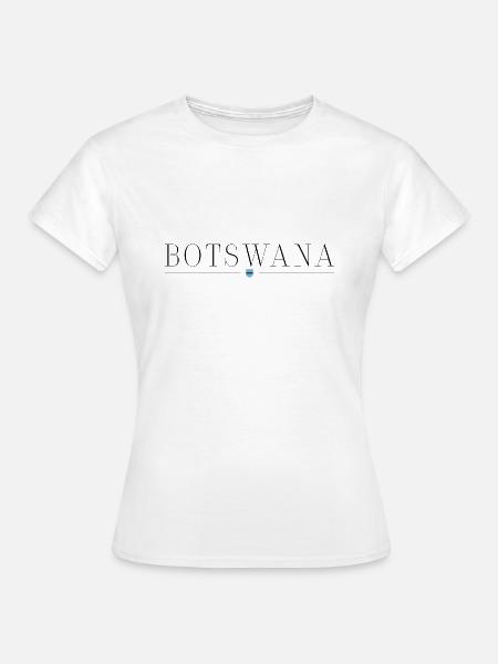 Ich liebe Botswana - Frauen T-Shirt - Weiß