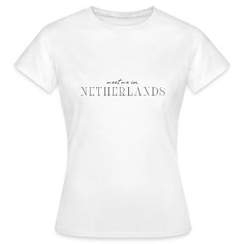 J’adore les Pays-Bas - T-shirt Femme - blanc - Devant - AI Model Female 172 dark (172cm)