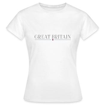 I love Britain - Women's T-Shirt - white - Front - AI Model Female 172 dark (172cm)