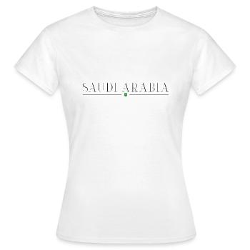 Saudi Arabien - Frauen T-Shirt - Weiß - Vorne - AI Model Female 172 dark (172cm)