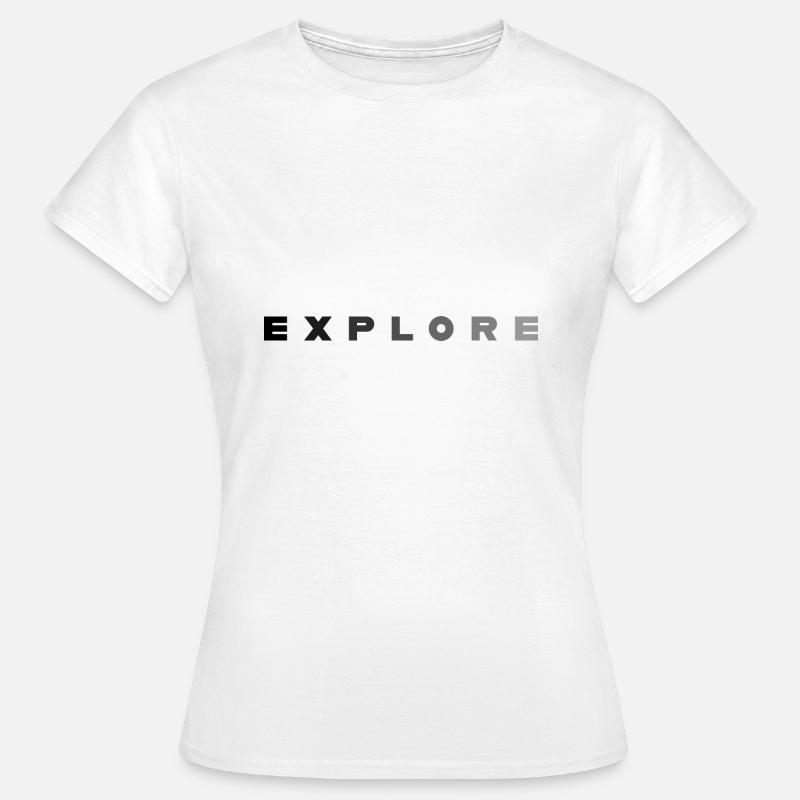 Explores - Women's T-Shirt - white