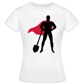 Held am Feld - Frauen T-Shirt - Weiß - Vorne - AI Model Female 172 dark (172cm)