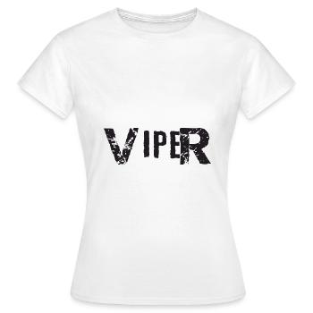 Viper geschenkidee - Frauen T-Shirt - Weiß - Vorne - AI Model Female 172 dark (172cm)