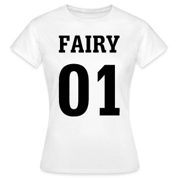 Fairy 01 - Frauen T-Shirt - Weiß - Vorne - AI Model Female 172 dark (172cm)