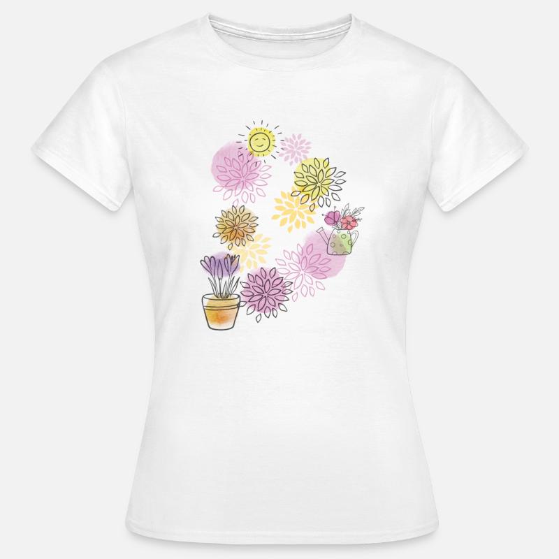 spring pattern - Women's T-Shirt - white