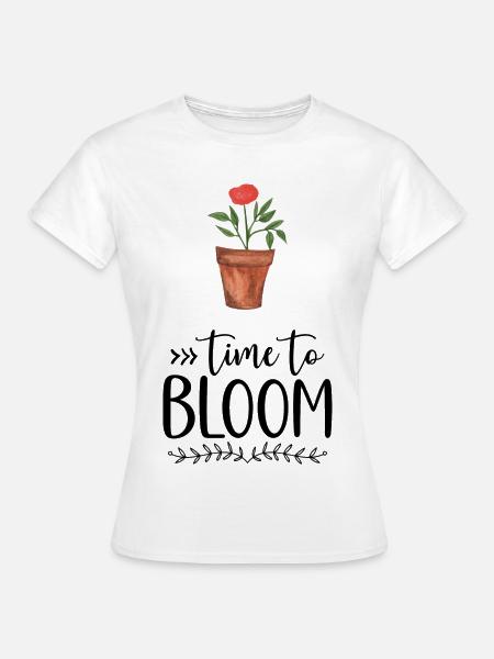 Geschenke mit Blumen - Frauen T-Shirt - Weiß
