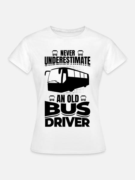 Busfahrer Großvater - Frauen T-Shirt - Weiß