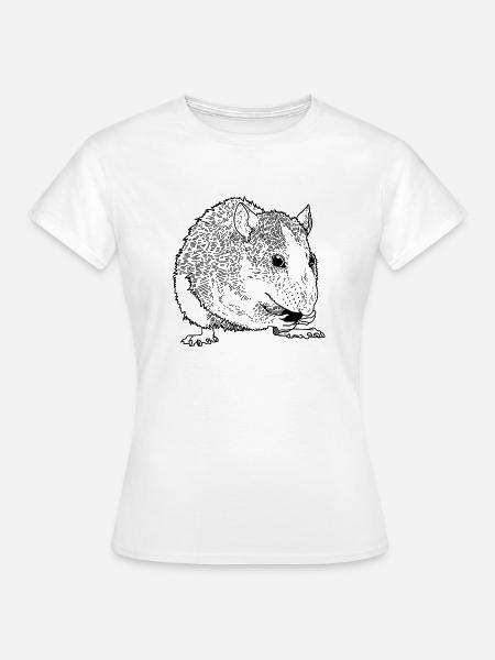 Ratte - Frauen T-Shirt - Weiß