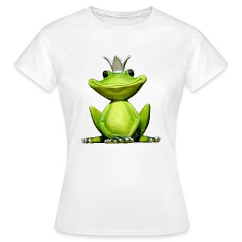 Hairo le roi grenouille - T-shirt Femme - blanc - Devant - AI Model Female 172 dark (172cm)