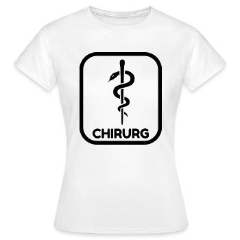 Arzt / Medizin / Chirurg / Chirurgie - Frauen T-Shirt - Weiß - Vorne - AI Model Female 172 dark (172cm)