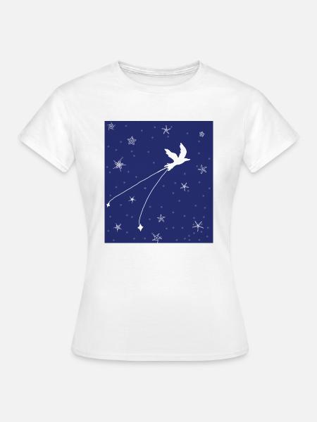 DER STRAW-IN-TAIL DES HIMMELS - Frauen T-Shirt - Weiß